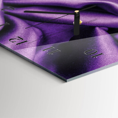 Glass clock vertical Velvet