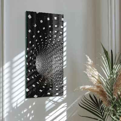 Modern vertical wall clock Tunnel