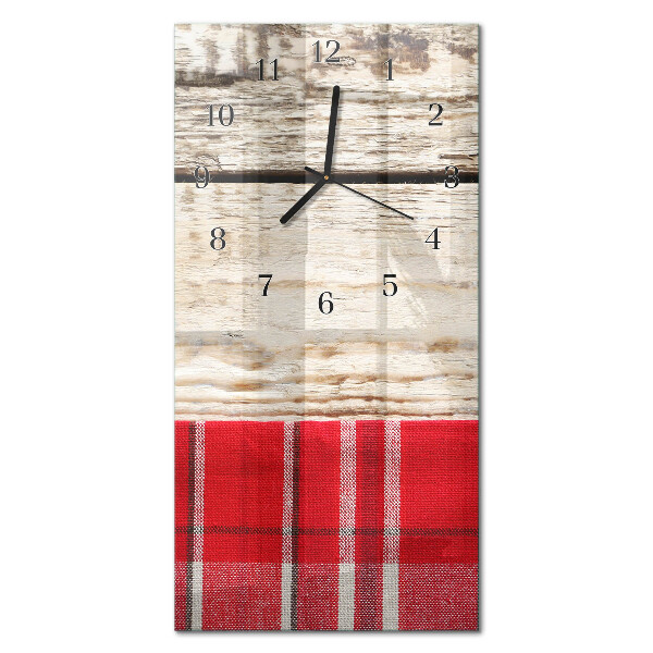 Vertical wall clock Wood
