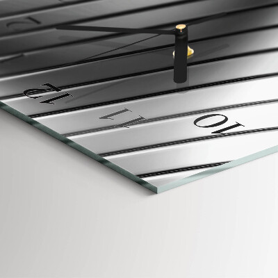 Modern vertical wall clock Wave