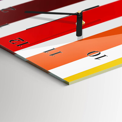 Vertical wall clock Stripes