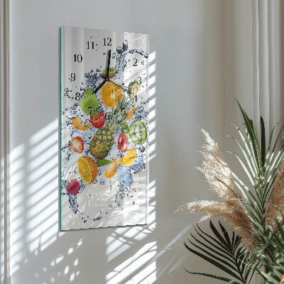 Vertical wall clock Fruit