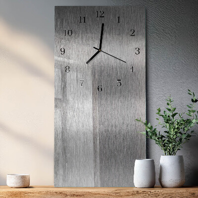 Vertical wall clock Steel