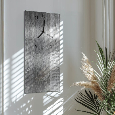 Vertical wall clock Steel