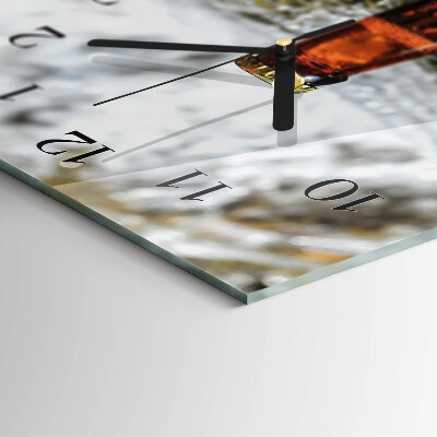 Vertical rectangular wall clock Beer