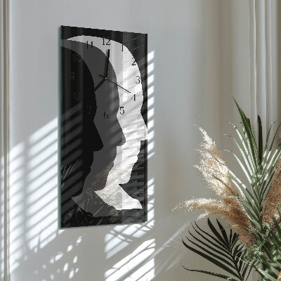 Vertical wall clock Face