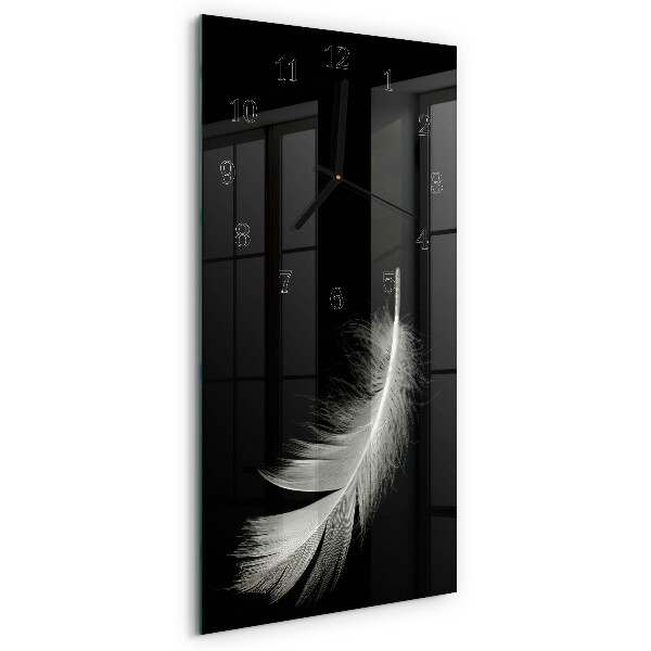 Vertical rectangular wall clock Pen