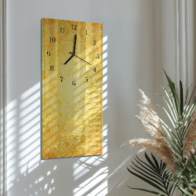 Glass wall clock vertical Abstraction