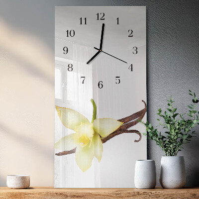 Vertical rectangular wall clock Lily