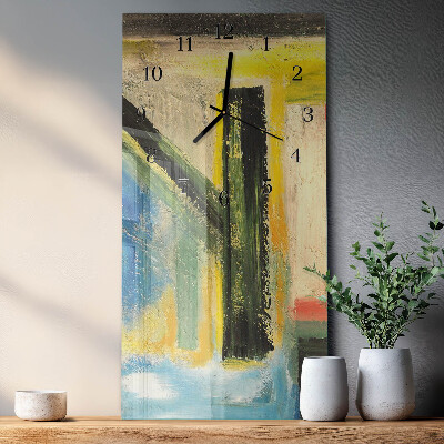 Modern vertical wall clock Pattern