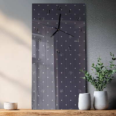 Vertical rectangular wall clock Pattern