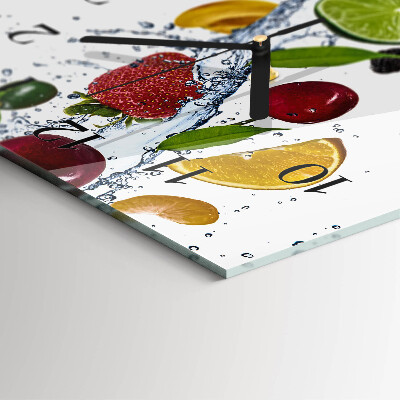 Modern vertical wall clock Fruit