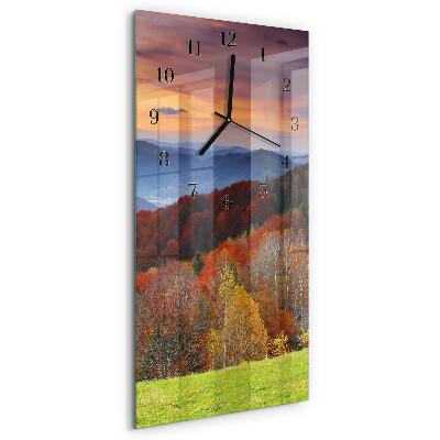 Vertical rectangular wall clock Perspectives