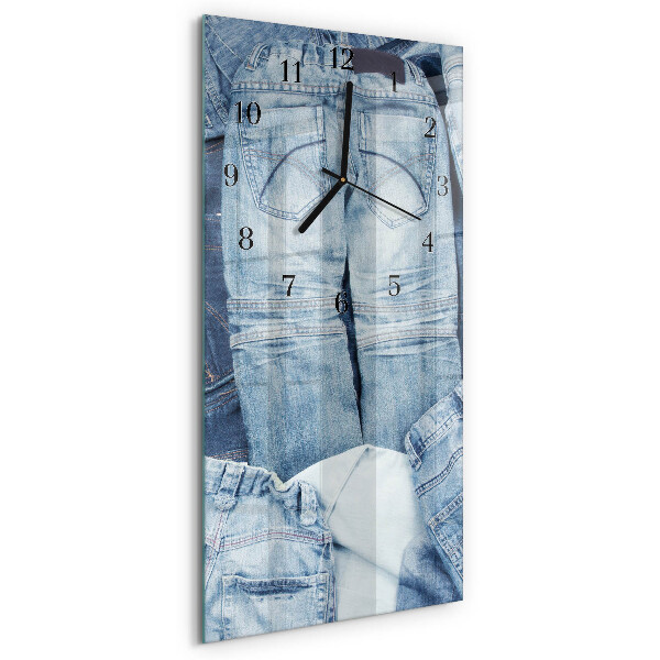 Modern vertical wall clock Pants