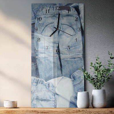 Modern vertical wall clock Pants