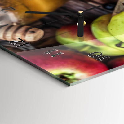 Vertical rectangular wall clock Apple