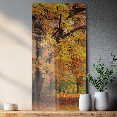 Vertical wall clock Tree