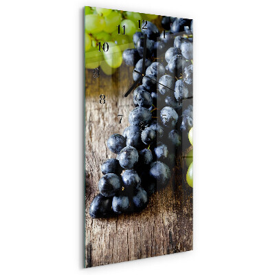 Vertical wall clock Grape