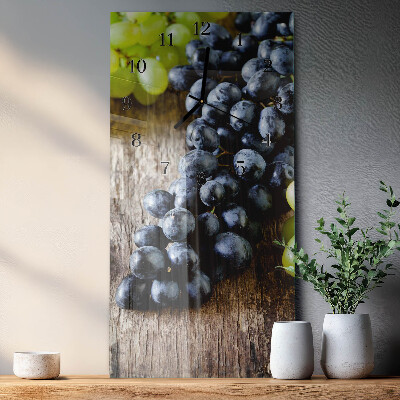 Vertical wall clock Grape