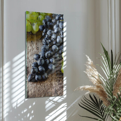Vertical wall clock Grape