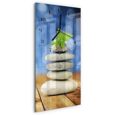 Vertical wall clock Stones