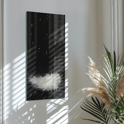 Vertical rectangular wall clock Pen