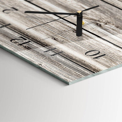 Vertical wall clock Wooden slats