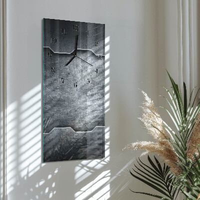 Vertical wall clock Metal