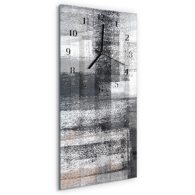 Modern vertical wall clock Contrast