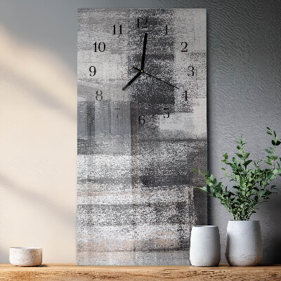 Modern vertical wall clock Contrast