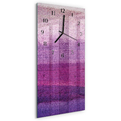 Vertical rectangular wall clock Canvas
