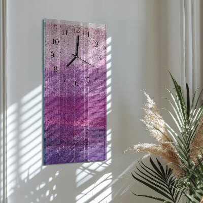 Vertical rectangular wall clock Canvas