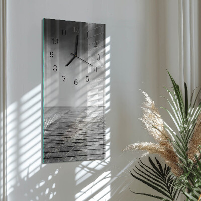 Glass clock vertical Bridge
