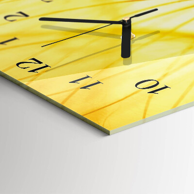 Vertical rectangular wall clock Flower