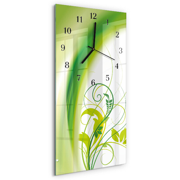 Vertical rectangular wall clock Plant model