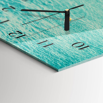 Modern vertical wall clock Water