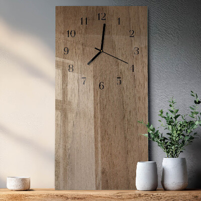 Glass clock vertical Table