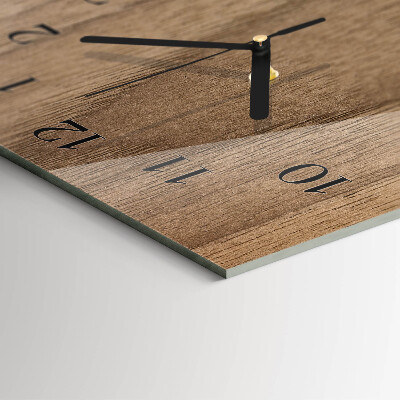 Glass clock vertical Table