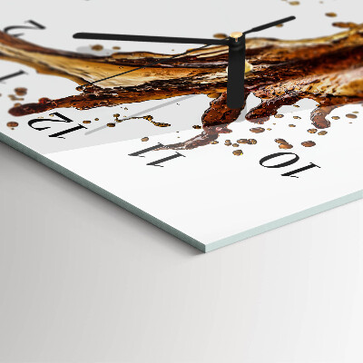 Vertical rectangular wall clock Water