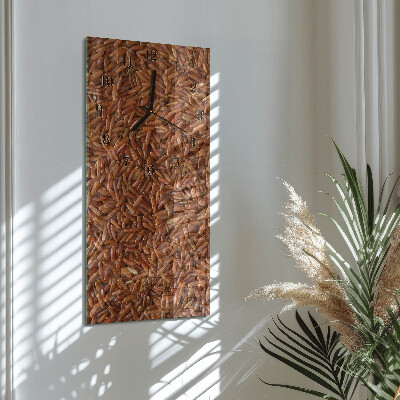 Vertical wall clock Rice