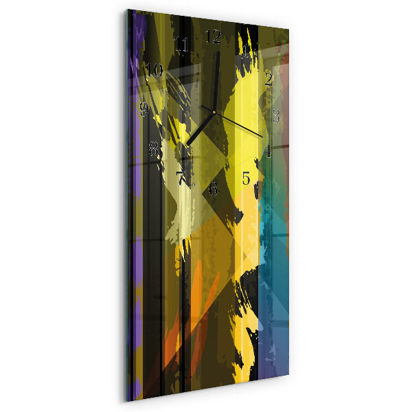 Modern vertical wall clock Piece