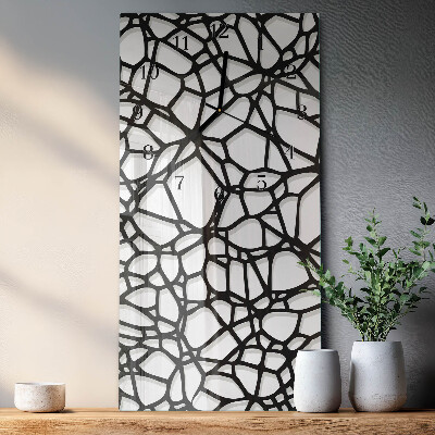 Vertical rectangular wall clock Pattern