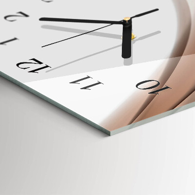 Modern vertical wall clock Abstract lines