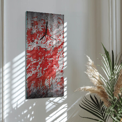 Vertical wall clock Stains