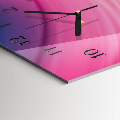 Vertical rectangular wall clock Abstract lines