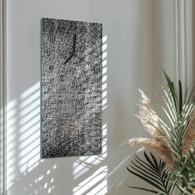 Vertical rectangular wall clock Material