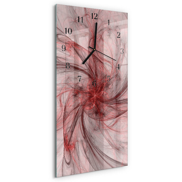Vertical rectangular wall clock Abstraction