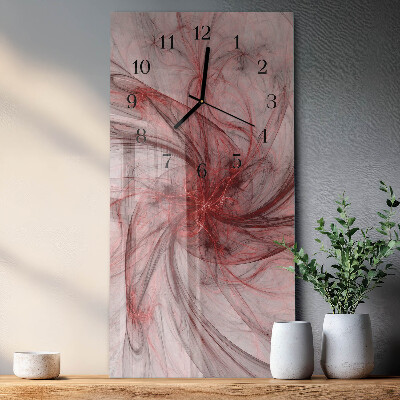 Vertical rectangular wall clock Abstraction
