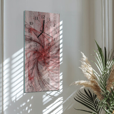 Vertical rectangular wall clock Abstraction