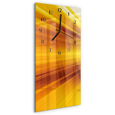 Vertical wall clock Stripes